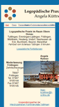 Mobile Screenshot of logopaedie-obere-donau.de